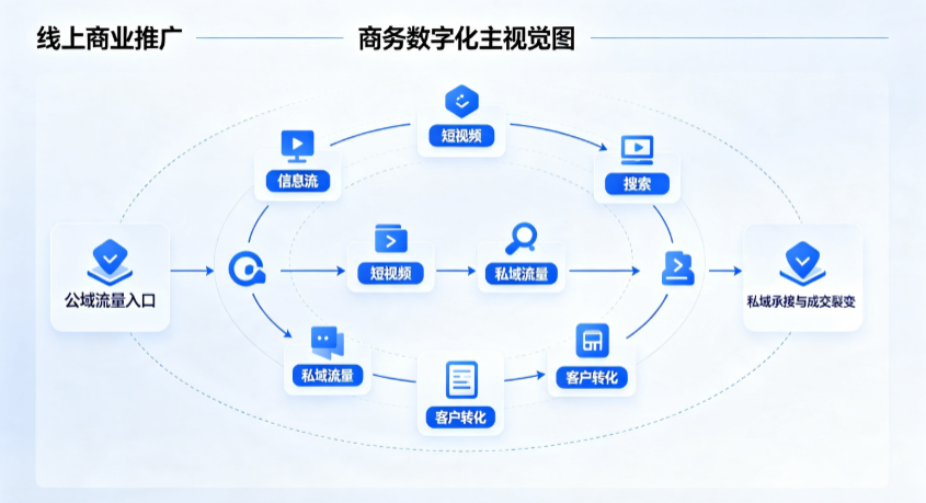祁县线上商业推广怎么做？全域流量闭环搭建与低成本转化实战指南